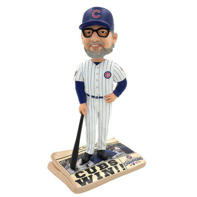 Chicago Cubs 2016 World Series Newspaper Bobbleheads (ONLINE ORDER ONLY)