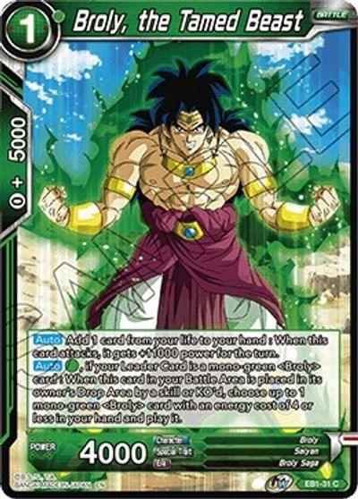 Broly, the Tamed Beast (EB1-31) [Battle Evolution Booster] (ONLINE ORDER ONLY)