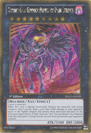 Number C40: Gimmick Puppet of Dark Strings [PGLD-EN020] Gold Secret Rare (ONLINE ORDER ONLY)