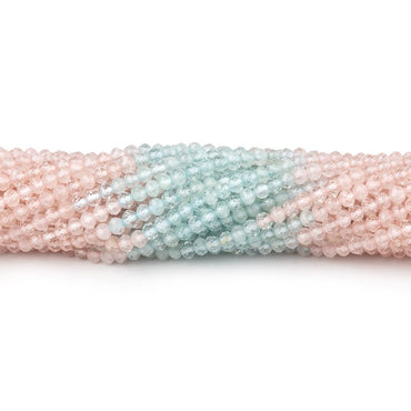 2.4mm Multi Beryl Micro Faceted Rondelle Beads 12.5 inch 164 pieces (ONLINE ORDER ONLY)