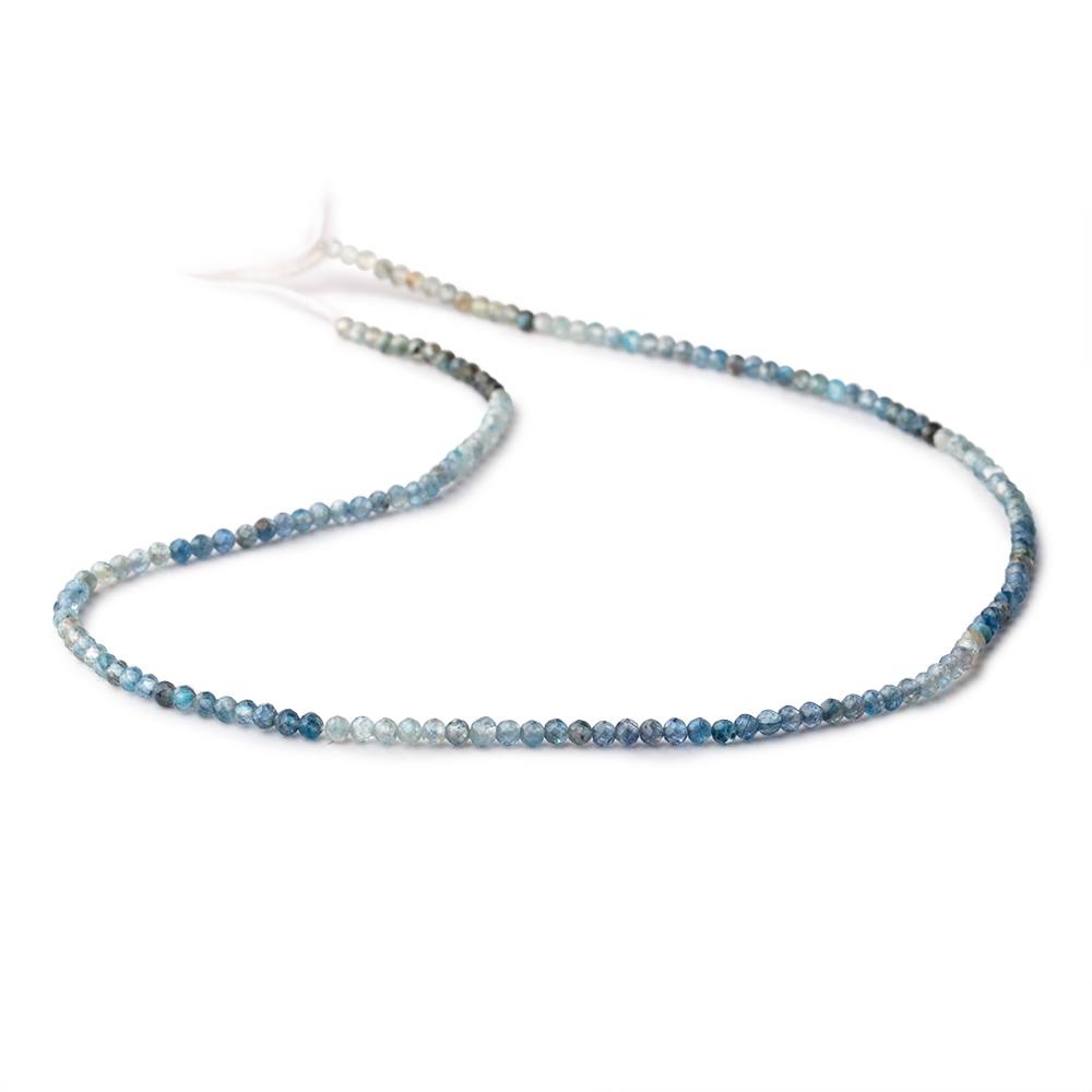 2.4mm Shaded Kyanite Micro Faceted Rondelle Beads 13 inch 156 pieces (ONLINE ORDER ONLY)