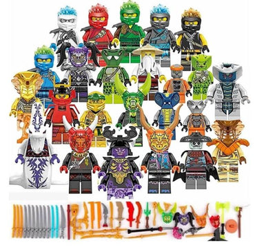 24Pcs Set Ninjago Anime Minifigures dg1001 (Online Only)