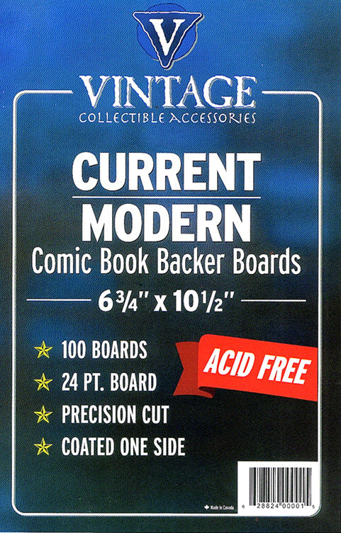 Vintage Collectible Accessories: Current Comic Back boards