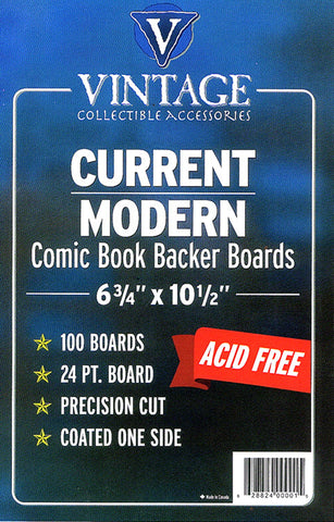 Vintage Collectible Accessories: Current Comic Back boards