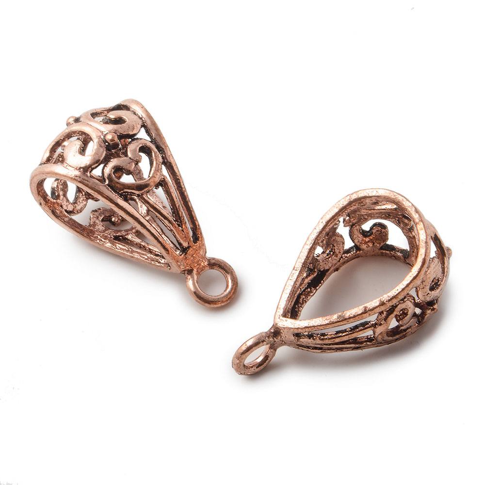 24x13mm Copper Bail Set of 2 (ONLINE ORDER ONLY)