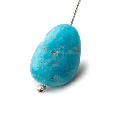 24x18x9mm Hemimorphite plain nugget focal bead 1 piece (ONLINE ORDER ONLY)