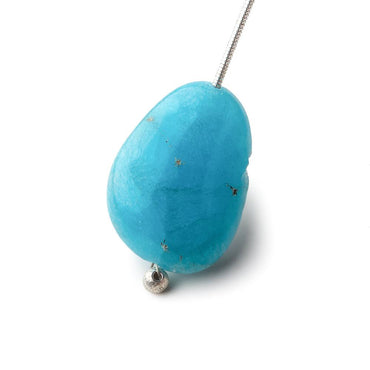 24x18x9mm Hemimorphite plain nugget focal bead 1 piece (ONLINE ORDER ONLY)