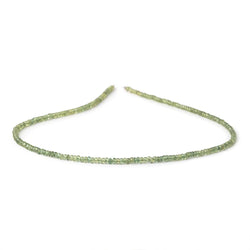 2.5-2.8mm Green Sapphire Plain Rondelle Beads 15 inch 230 pieces (ONLINE ORDER ONLY)
