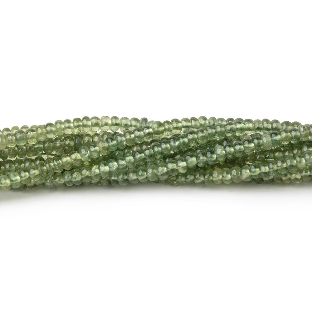 2.5-2.8mm Green Sapphire Plain Rondelle Beads 15 inch 230 pieces (ONLINE ORDER ONLY)