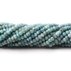 2.5-3 mm Larimar faceted rondelle beads 13 inch 120 pieces (ONLINE ORDER ONLY)