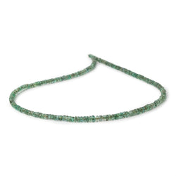 2.5-3.5mm Emerald faceted rondelle beads 16 inches 236 pieces A (ONLINE ORDER ONLY)