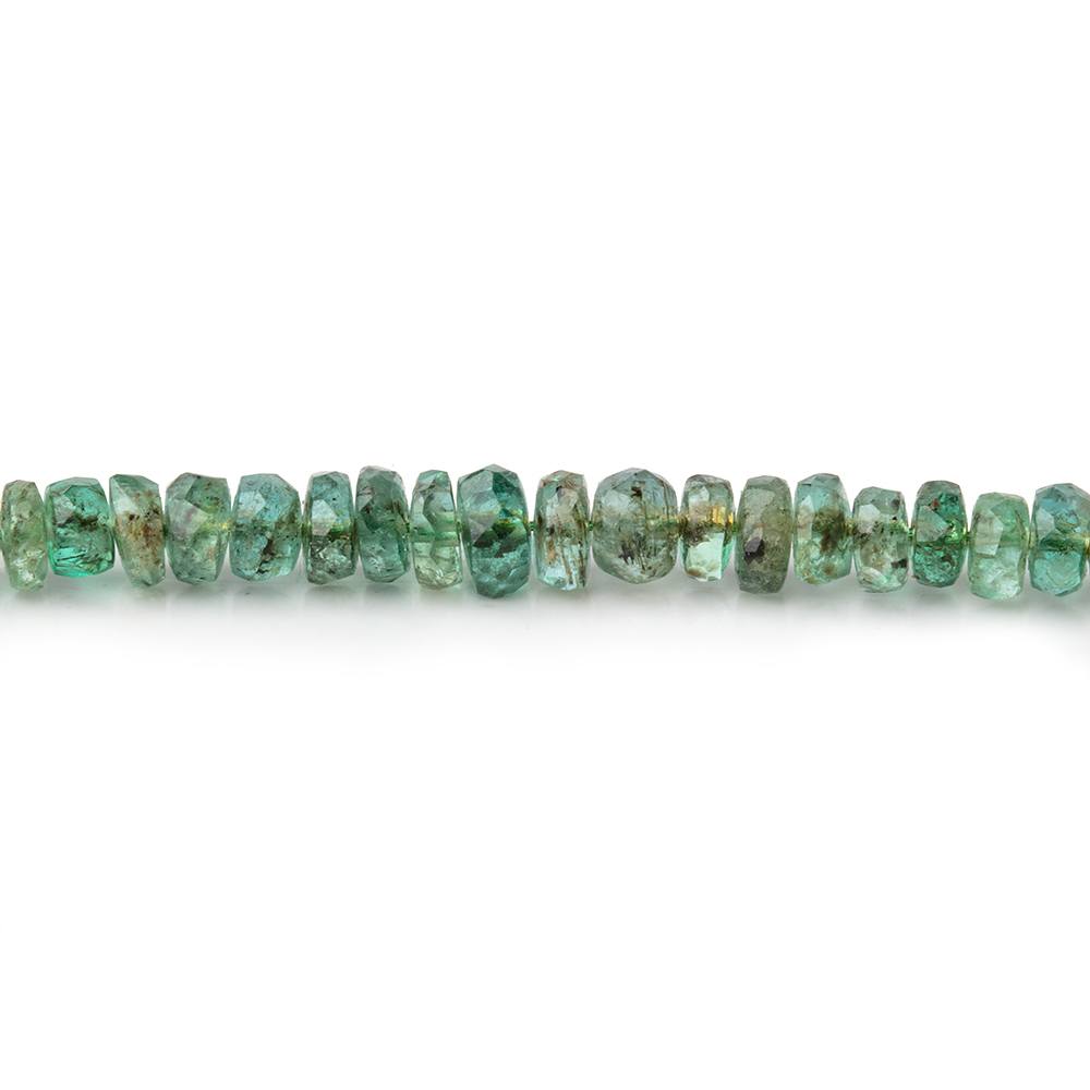 2.5-3.5mm Emerald faceted rondelle beads 16 inches 236 pieces A (ONLINE ORDER ONLY)
