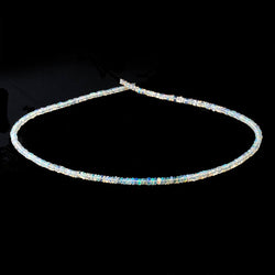 2.5-3.5mm Ethiopian Opal Plain Rondelle Beads 16 inch 285 pieces AA (ONLINE ORDER ONLY)