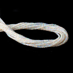 2.5-3.5mm Ethiopian Opal Plain Rondelle Beads 16 inch 285 pieces AA (ONLINE ORDER ONLY)