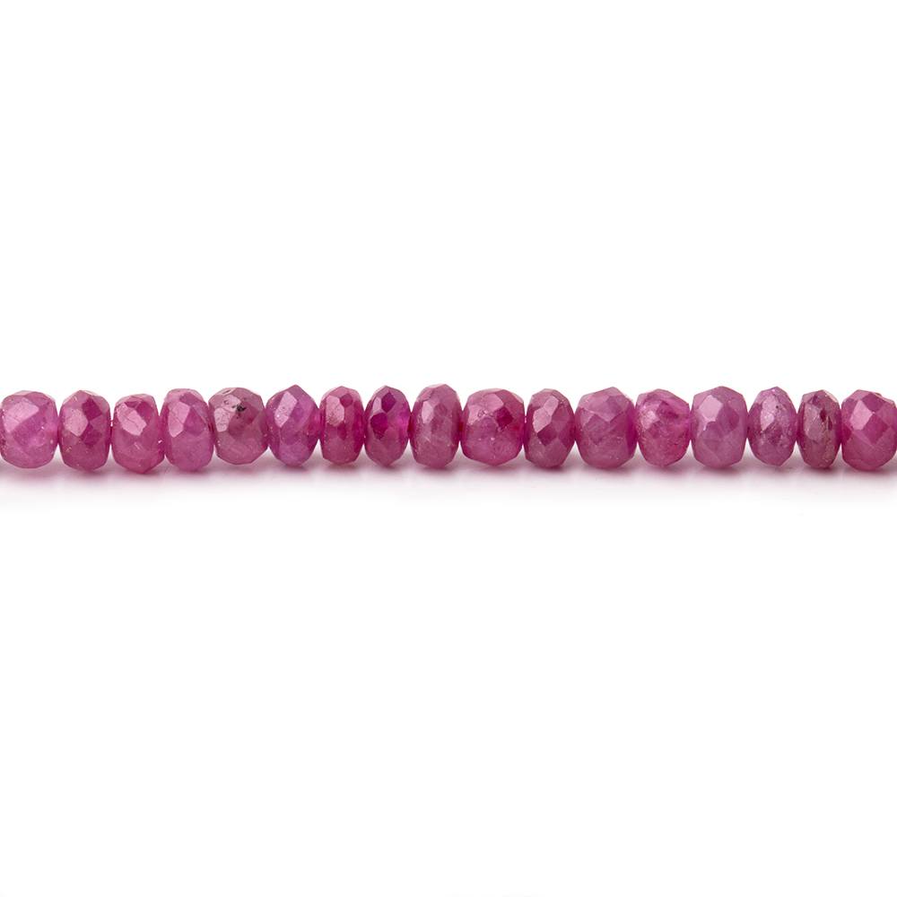 2.5-3.5mm Ruby Faceted Rondelle Beads 16.5 inch 210 pieces (ONLINE ORDER ONLY)