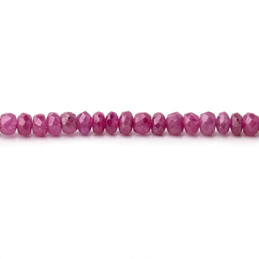 2.5-3.5mm Ruby Faceted Rondelle Beads 16.5 inch 210 pieces (ONLINE ORDER ONLY)