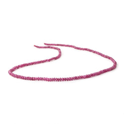 2.5-3.5mm Ruby Faceted Rondelle Beads 16.5 inch 210 pieces (ONLINE ORDER ONLY)