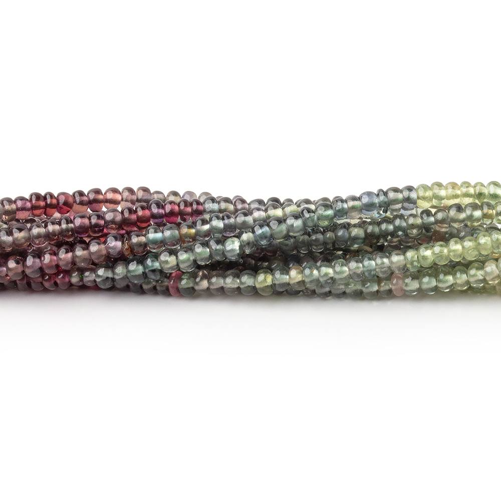 2.5-3mm Color Change Sapphire Plain Rondelle 15 inch 320 Beads (ONLINE ORDER ONLY)