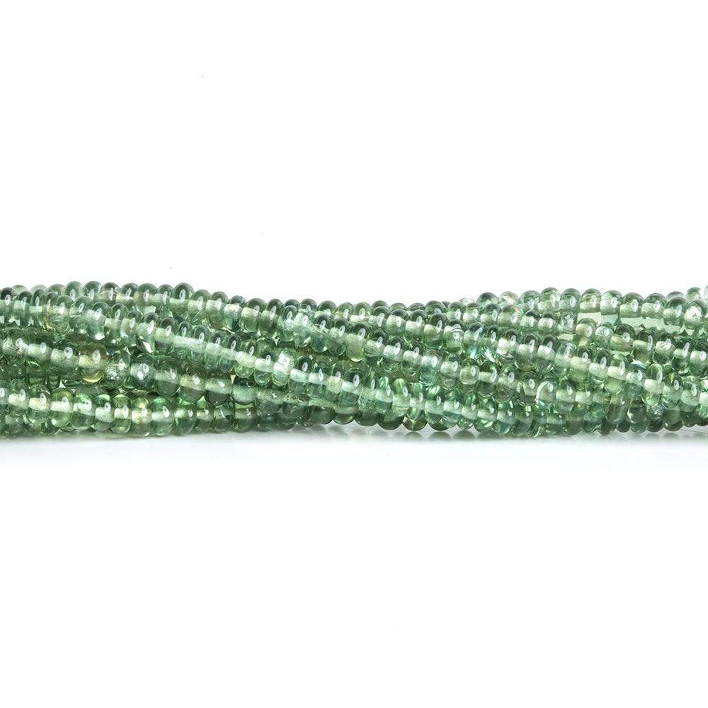 2.5-3mm Green Apatite plain rondelle 13 inch 172 Beads (ONLINE ORDER ONLY)