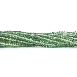 2.5-3mm Green Apatite plain rondelle 13 inch 172 Beads (ONLINE ORDER ONLY)