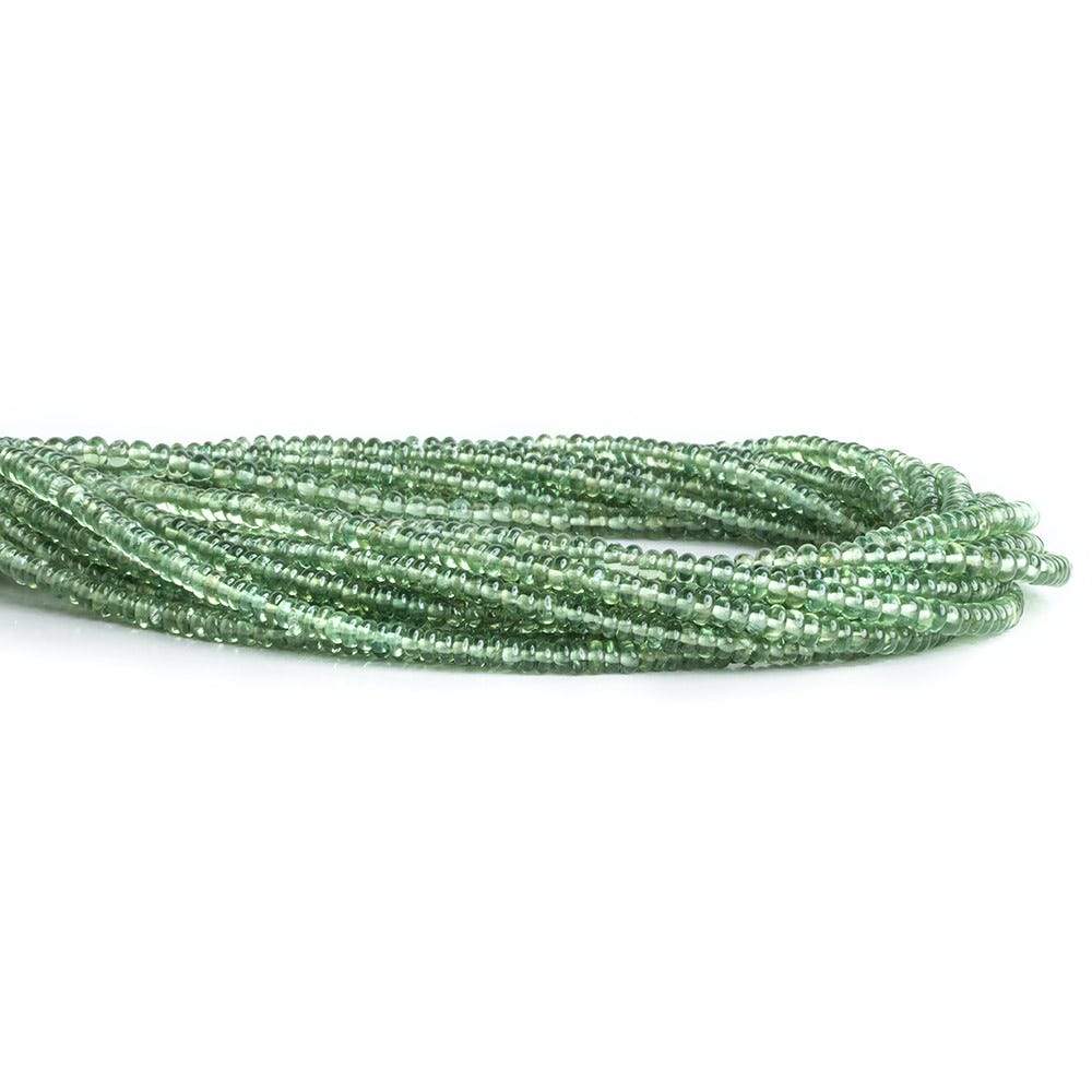 2.5-3mm Green Apatite plain rondelle 13 inch 172 Beads (ONLINE ORDER ONLY)