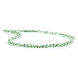 2.5-3mm Green Apatite plain rondelle 13 inch 172 Beads (ONLINE ORDER ONLY)