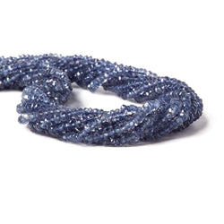 2.5-3mm Iolite Faceted Rondelle 14 inches 150pcs/strand (ONLINE ORDER ONLY)