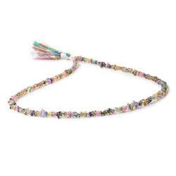 2.5-3mm Multi Color Sapphire Polished Chip Beads 16 inch 244 pieces (ONLINE ORDER ONLY)