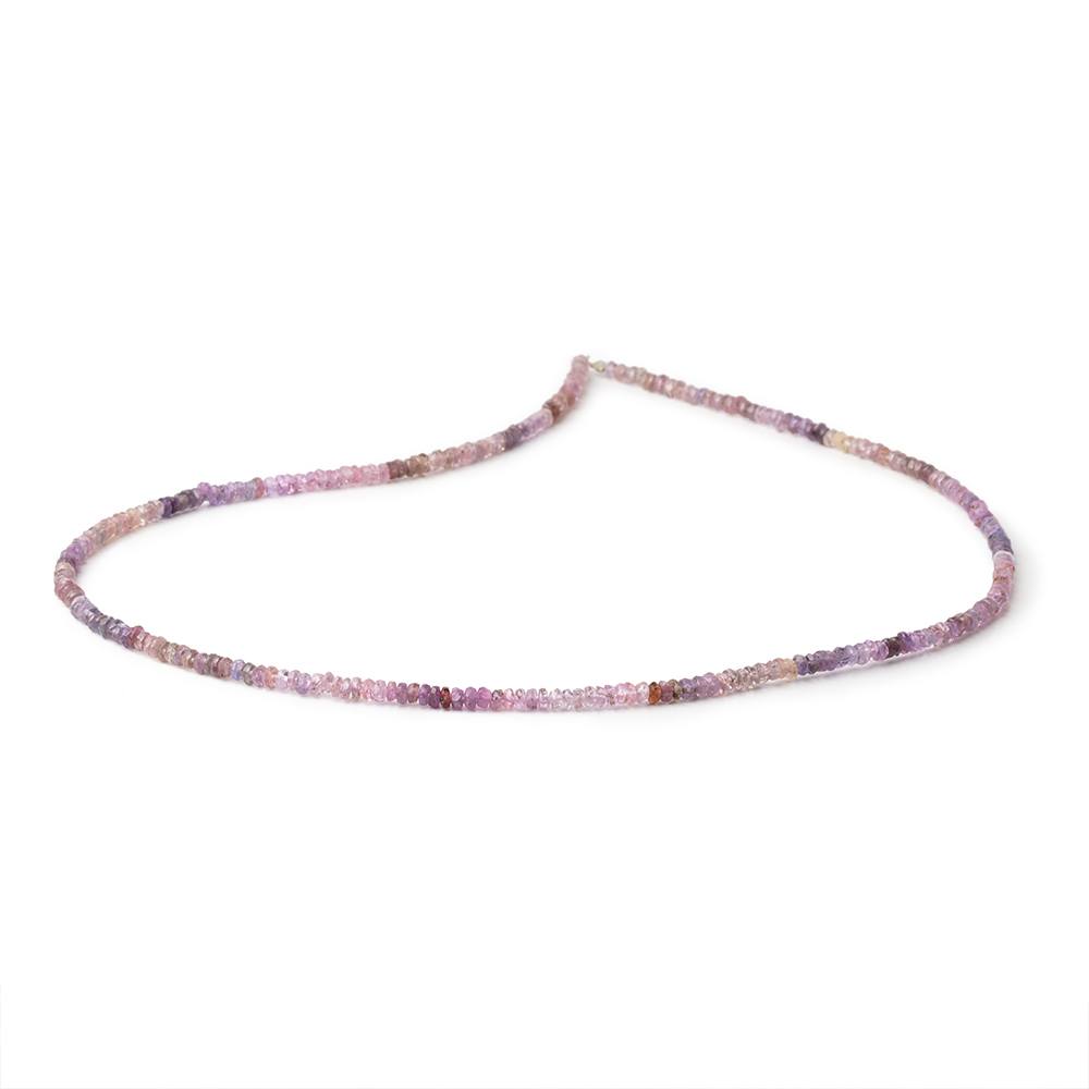 2.5-3mm Multi Color Spinel Faceted Rondelle Beads 16 inch 272 pieces (ONLINE ORDER ONLY)