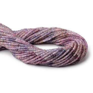 2.5-3mm Multi Color Spinel Faceted Rondelle Beads 16 inch 272 pieces (ONLINE ORDER ONLY)