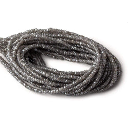 2.5-3mm Mystic Grey Topaz Faceted Rondelles 16 inch 250 beads (ONLINE ORDER ONLY)