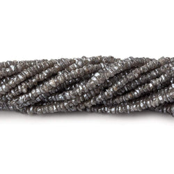 2.5-3mm Mystic Grey Topaz Faceted Rondelles 16 inch 250 beads (ONLINE ORDER ONLY)