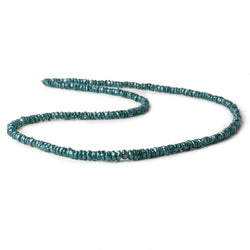 2.5-3mm Mystic Teal Topaz Faceted Rondelles 16 inch 245 beads (ONLINE ORDER ONLY)