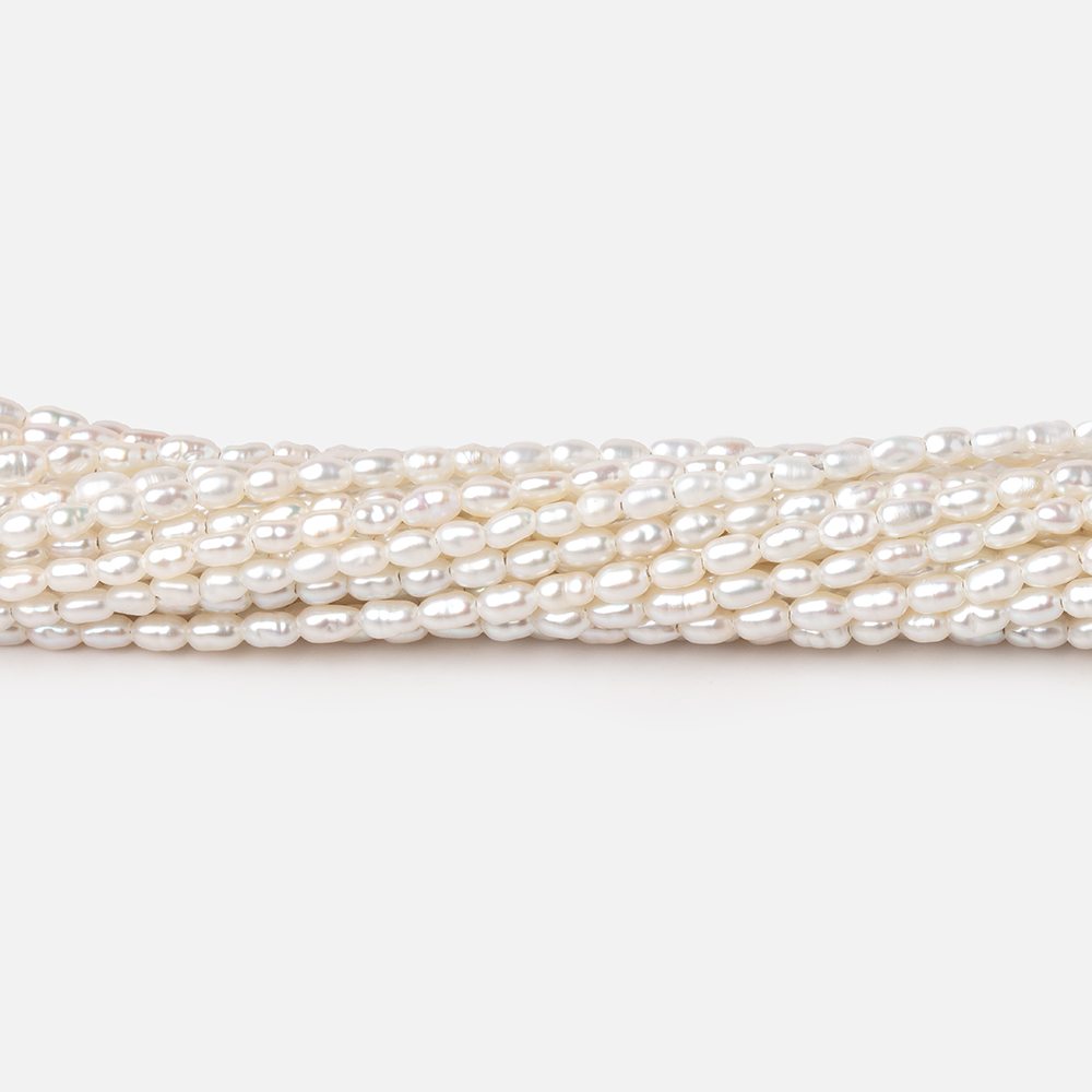 2.5-3mm Off White Petite Baroque Freshwater Pearls 15.5 inch 132 Beads AA (ONLINE ORDER ONLY)