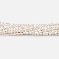 2.5-3mm Off White Petite Baroque Freshwater Pearls 15.5 inch 132 Beads AA (ONLINE ORDER ONLY)