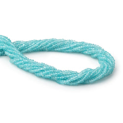 2.5-3mm Pool Blue Apatite Faceted Rondelle Beads 13.5 inch 175 pieces (ONLINE ORDER ONLY)