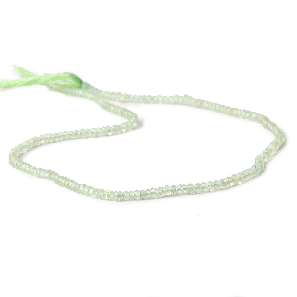 2.5-3mm Prehnite Faceted Rondelle 13.5 inch 163 Beads (ONLINE ORDER ONLY)