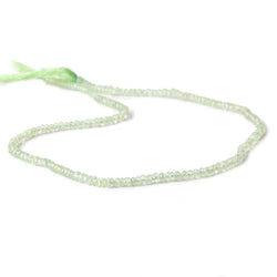 2.5-3mm Prehnite Faceted Rondelle 13.5 inch 163 Beads (ONLINE ORDER ONLY)