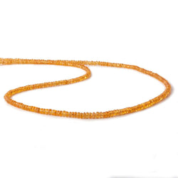 2.5-3mm Spessartite Plain Rondelle Beads 18 inch 300 pieces (ONLINE ORDER ONLY)