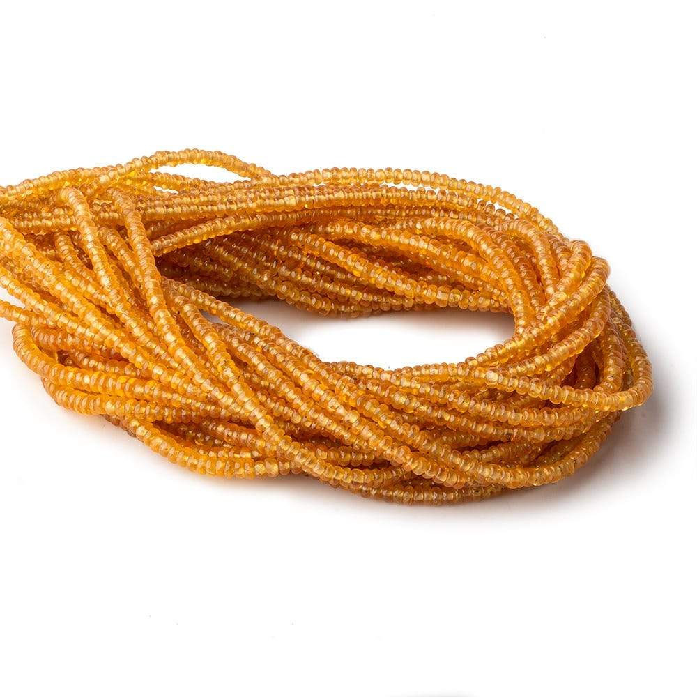 2.5-3mm Spessartite Plain Rondelle Beads 18 inch 300 pieces (ONLINE ORDER ONLY)