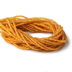 2.5-3mm Spessartite Plain Rondelle Beads 18 inch 300 pieces (ONLINE ORDER ONLY)