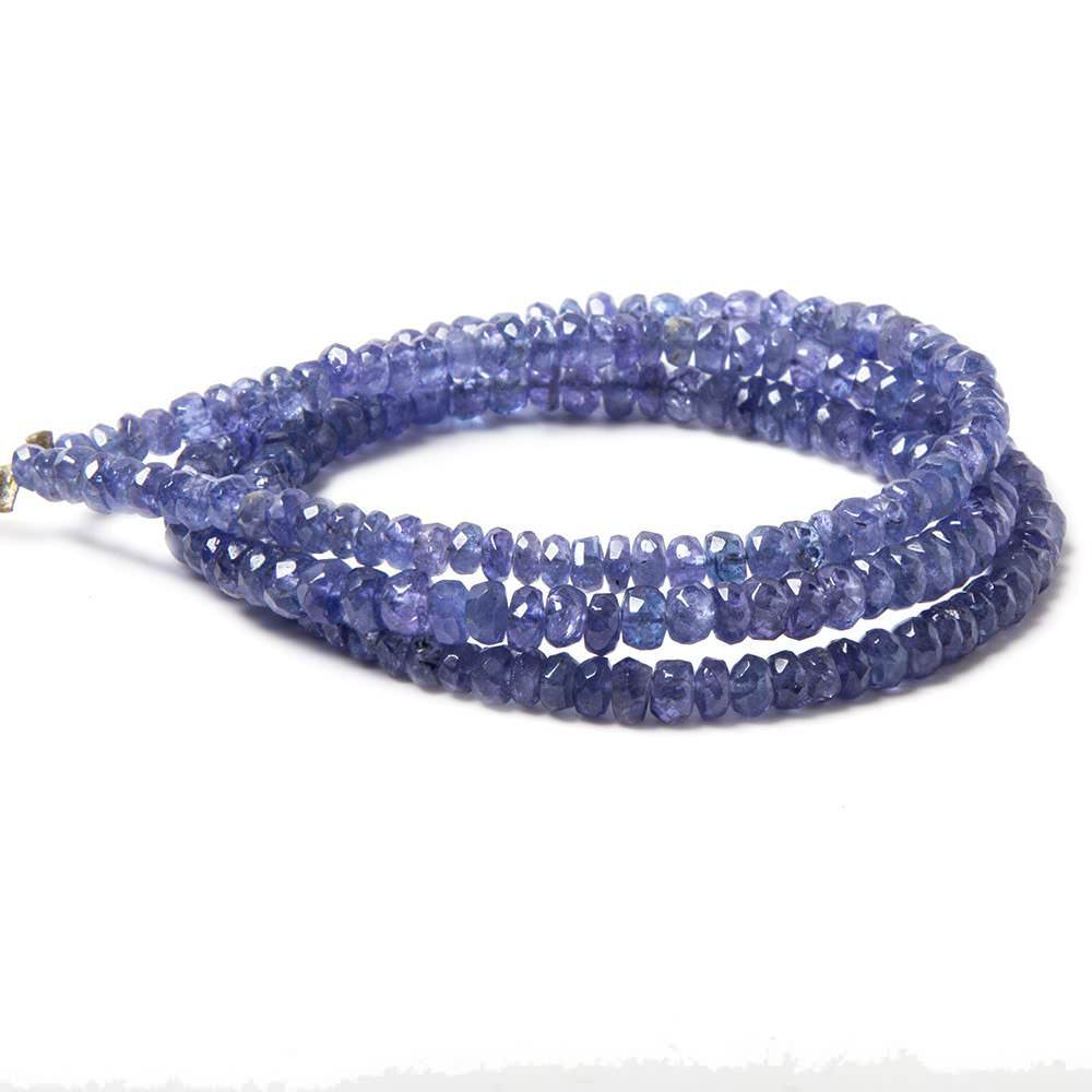2.5-3mm Tanzanite Beads Faceted Rondelle 15 inch 197 pieces (ONLINE ORDER ONLY)