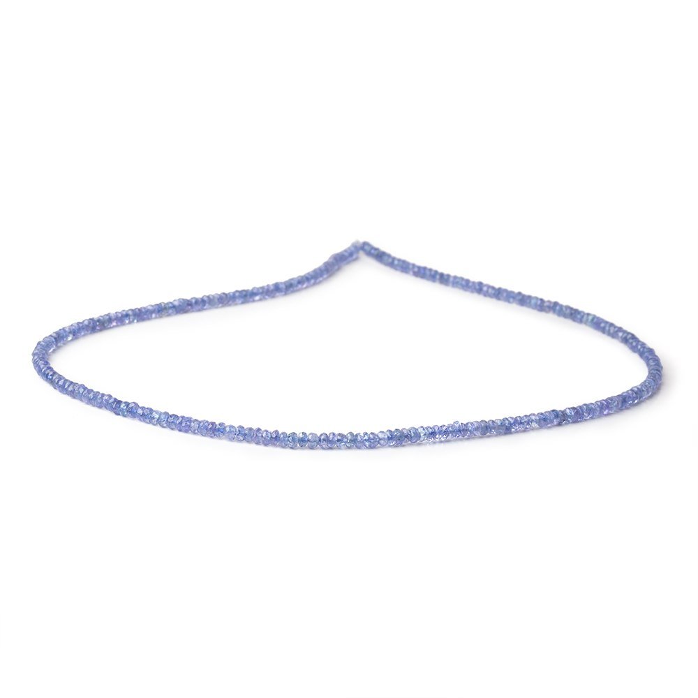 2.5-3mm Tanzanite Faceted Rondelle Beads 16 inch 196 pieces (ONLINE ORDER ONLY)