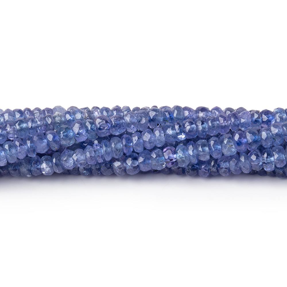 2.5-3mm Tanzanite Faceted Rondelle Beads 16 inch 196 pieces (ONLINE ORDER ONLY)