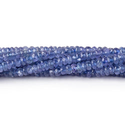 2.5-3mm Tanzanite Faceted Rondelle Beads 16 inch 196 pieces (ONLINE ORDER ONLY)