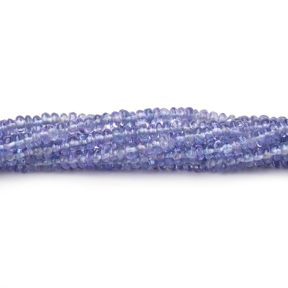 2.5-3mm Tanzanite Plain Rondelle Beads 18 inch 312 pieces (ONLINE ORDER ONLY)