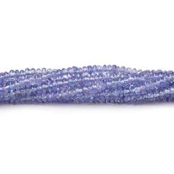 2.5-3mm Tanzanite Plain Rondelle Beads 18 inch 312 pieces (ONLINE ORDER ONLY)