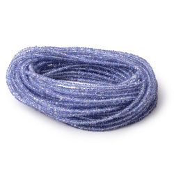 2.5-3mm Tanzanite Plain Rondelle Beads 18 inch 312 pieces (ONLINE ORDER ONLY)