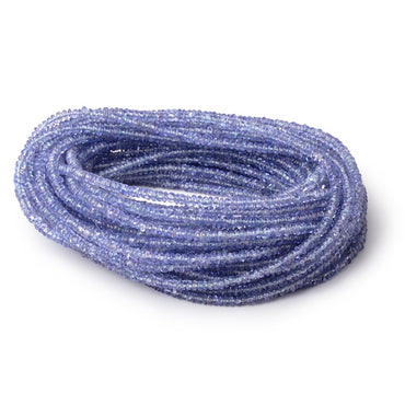2.5-3mm Tanzanite Plain Rondelle Beads 18 inch 312 pieces (ONLINE ORDER ONLY)