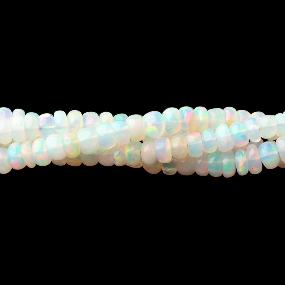2.5-4mm Ethiopian Opal Plain Rondelle Beads 16 inch 185 pieces (ONLINE ORDER ONLY)